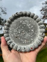 Circle Crystal Trinket Trays