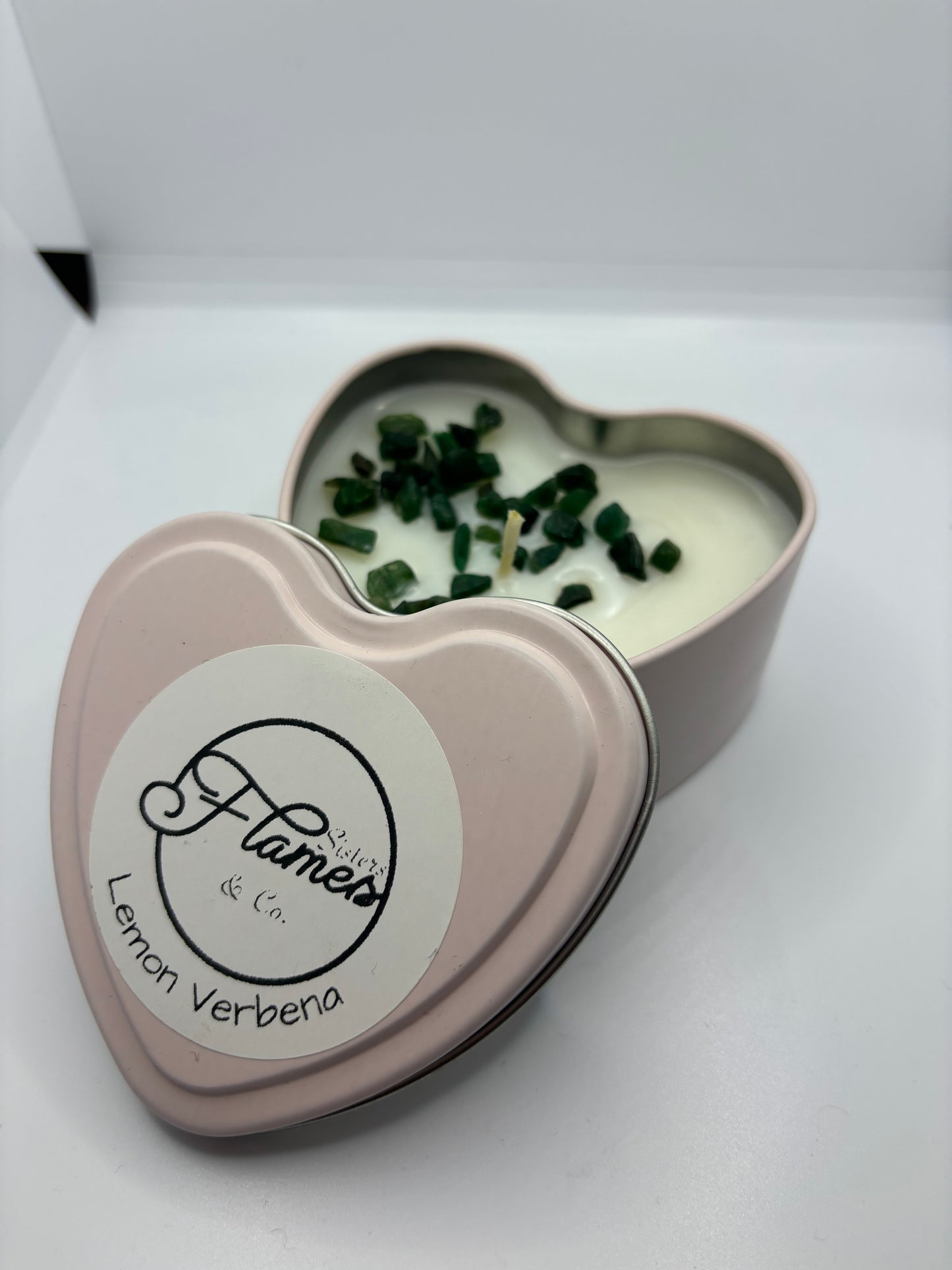 Mother’s Day heart shape tin Scent Lemon Verbena